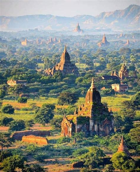 Worlds Heritage Ancient City Bagan From Myanmar Burma Since 11