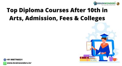 Top Diploma Courses After 10th In Arts Admission Fees And Colleges