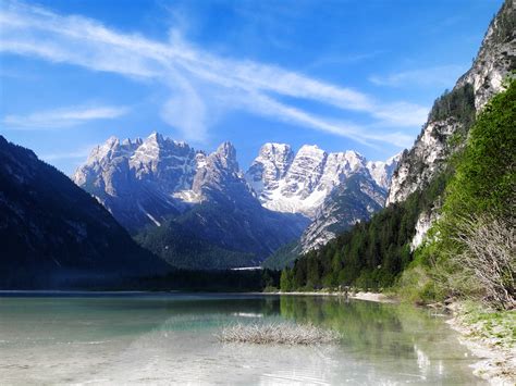 Dürrensee Mit Monte Cristallo Lago Di Landro Dolomiten I Flickr