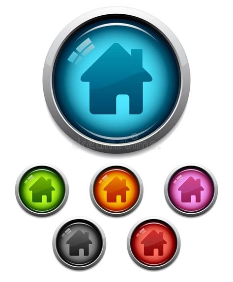 Home Button Icon Stock Vector Illustration Of Design 6042014