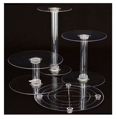 Acrylic Cake Stands 3 Wedding Cake Stands Wedding Cakes With