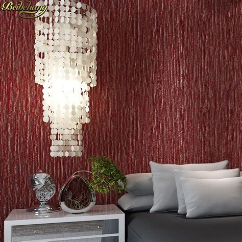 Beibehang Modern Simple Gold Foil Striped Nonwoven Wallpaper Living
