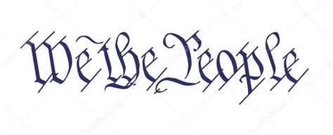 We The People ⬇ Vector Image By © Bigalbaloo Vector Stock 123817544