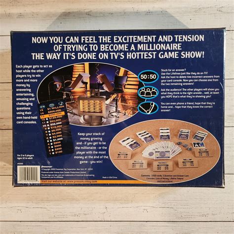 Who Wants To Be A Millionaire Board Game New Sealed Ebay