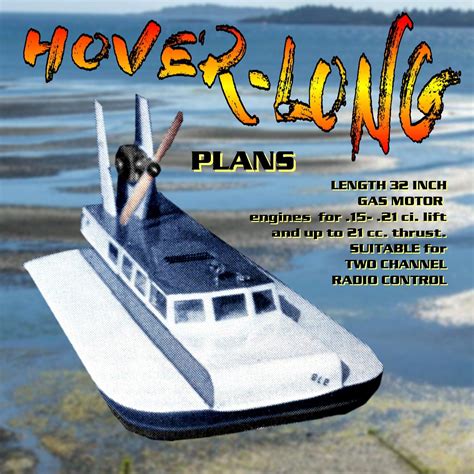 Full Size Printed Plans Freelance Hovercraft Length 32 In 2021 How To