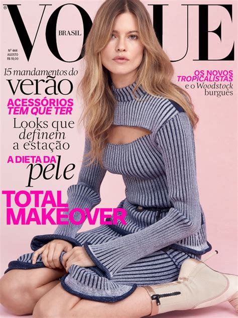 Behati Prinsloo Stars On Vogue Brazil August 2015 Cover