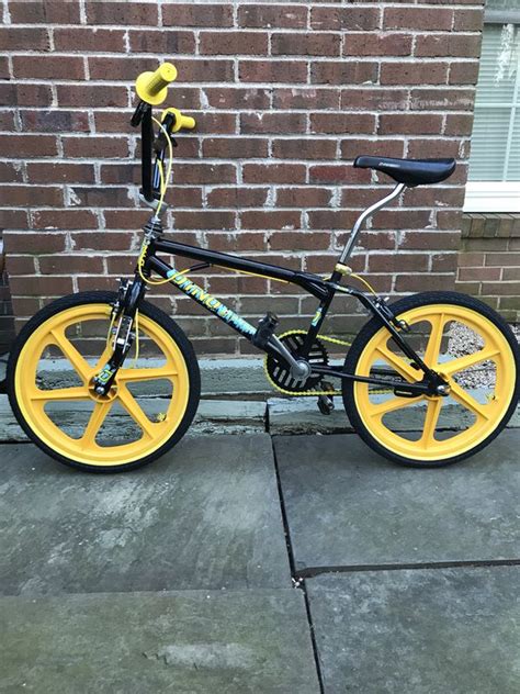 Dyno Compe Black And Yellow 80s Style Freestyle Bmx Bike For Sale In