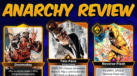 Dc Dual Force Anarchy Faction Origin Set Full Review Youtube