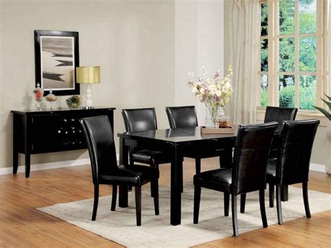 Black Dining Room Sets Black Dining Room Table Modern Dining Room