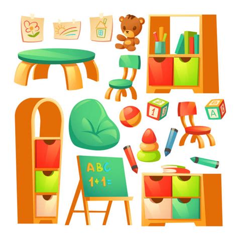Montessori Classroom Illustrations Royalty Free Vector Graphics And Clip
