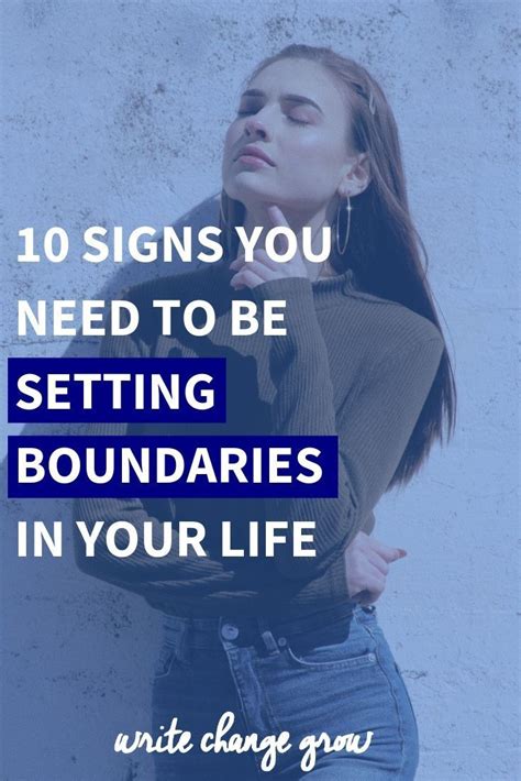 10 Signs You Need To Be Setting Boundaries In Your Life Personalgrowth Personaldevelopment