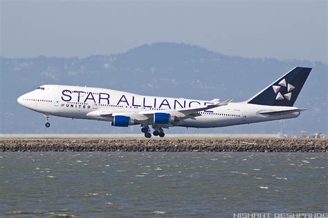 Star Alliance United Airlines Boeing 747 422 N121ua Flickr