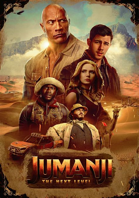 Spencer returns to the world of jumanji, prompting his friends, his grandfather and his grandfather's friend to enter a different and more dangerous version to save him. Jumanji The Next Level 2019 Movie Poster