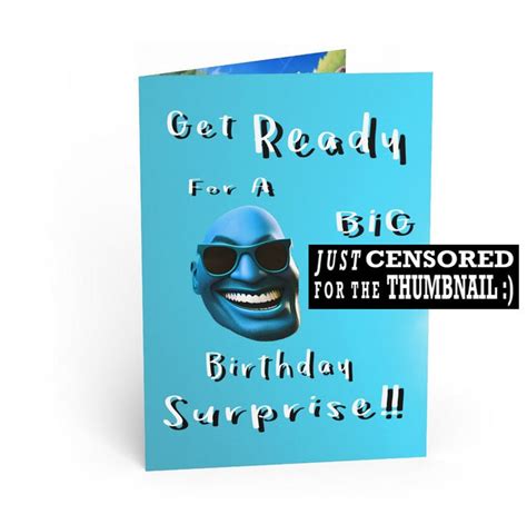 Nsfw Mature Fanservice Big Birthday Surprise Joke Etsy Australia
