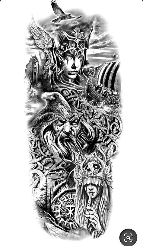 north themed tattoo viking warrior tattoos viking tattoo sleeve traditional viking tattoos