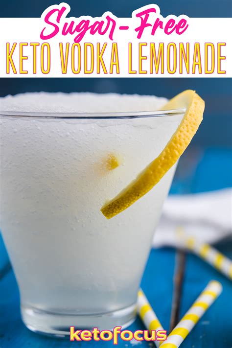 Sugar Free Keto Vodka Lemonade Recipe Ketofocus Recipe Vodka