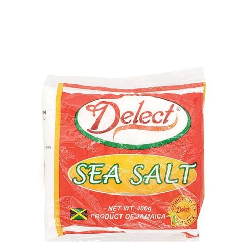 Delect Sea Salt 400g Loshusan Supermarket Delect Jamaica