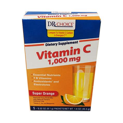 Dr Choice Vitamin C Packets Bulk Case 24