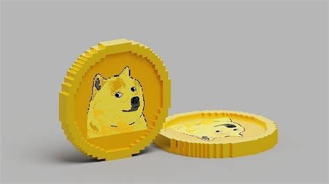 3d Model Voxel Dogecoin Vr Ar Low Poly Cgtrader