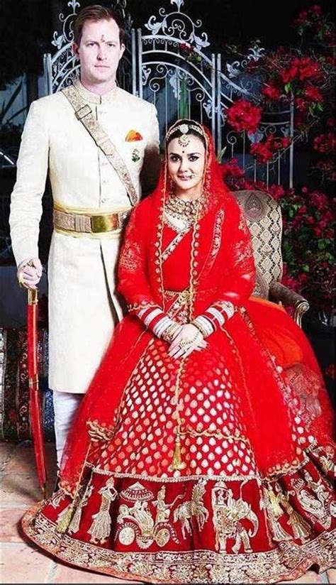Preity Zinta Gene Goodenough Wedding Pics Indian Bridal Fashion Indian Bridal Outfits