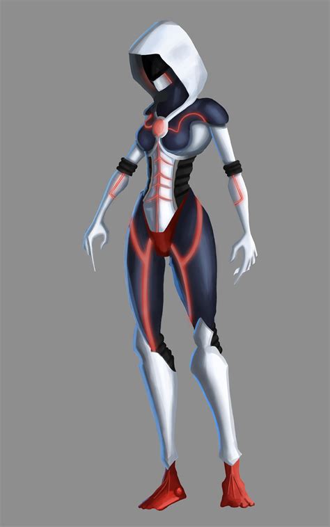 Artstation Futuristic Armor Female