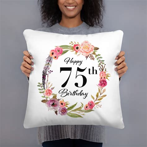 75th Birthday Ts For Women 75 Year Old Female Happy 75th Birthday