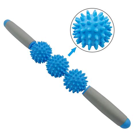 Trigger Point Muscle Therapy Stick Massage Roller Spikey Yoga Spiky Ball Ebay