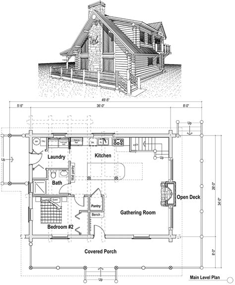 Woodwork Cabin House Plan Loft Pdf Plans Jhmrad 174281