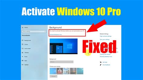 How To Activate Windows 10 Pro Without Software Fix 1000 Phearak Graphic