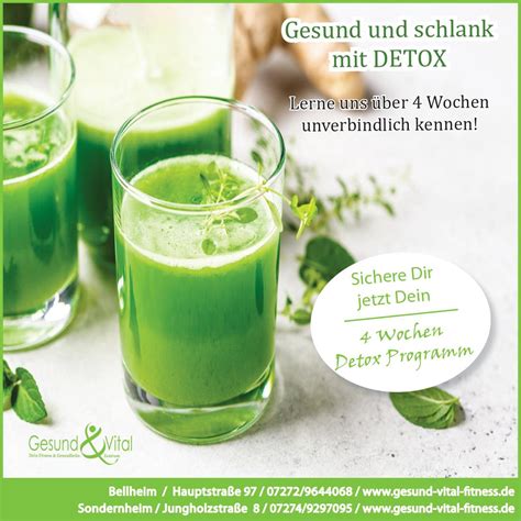 Gesund Und Schlank Mit Detox Gesund And Vital