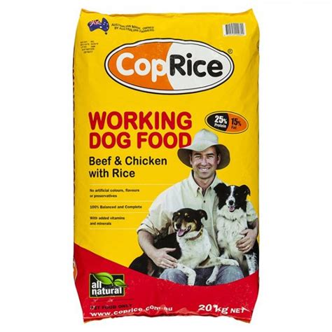 From may 2019 when the company became the first and only national retailer to no longer sell food and treats containing artificial colors, flavors and. CopRice Working Dog Food | Midwest Rural Traders Midwest ...