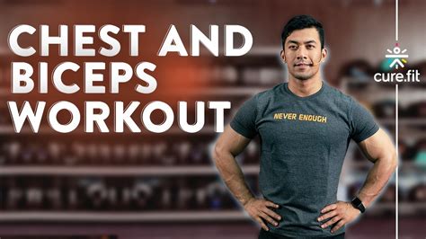 Chest And Biceps Workout Without Equipment Chest Workout Bicep Workout Cult Fit Curefit