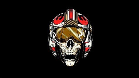 Star Wars Rebel Alliance Pilot Skull Wallpapers Hd Desktop And