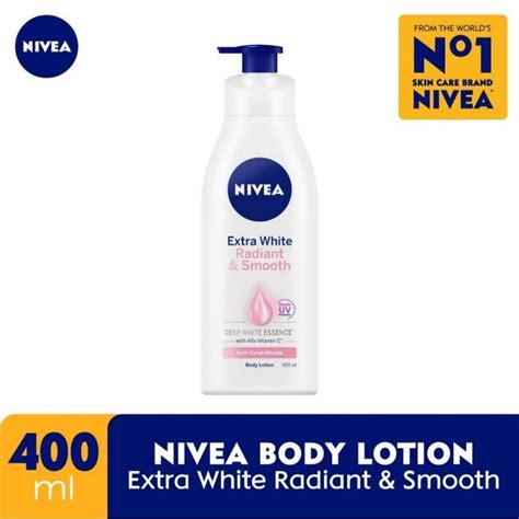 Jual Nivea Extra White Radiant And Smooth 400ml Shopee Indonesia