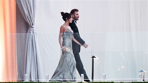 David And Victoria Beckham Hold Hands Heading To Nicola Peltz And Son Brooklyns Wedding Photos