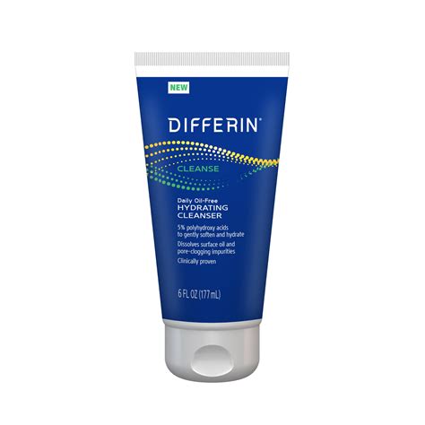Differin Daily Oil Free Hydrating Cleanser 6 Oz Pick Up In Store