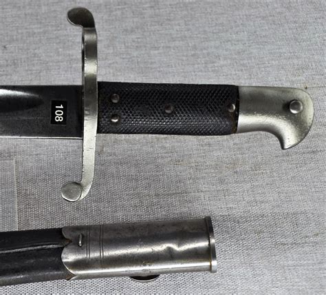 British Pattern 1863 Whitworth Sword Bayonet Scarce Smith And Sons