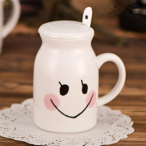 Cartoon Milk Cup Creative Animal Coffee Mug Cute Milk Bottle Cups Home