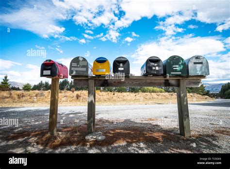 Colorful Mail Boxes Hi Res Stock Photography And Images Alamy