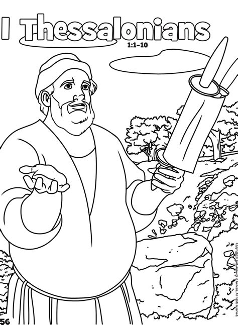 1 Thessalonians Coloring Pages Coloring Pages