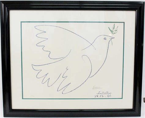 After Picasso Dove Of Peace Lithograph