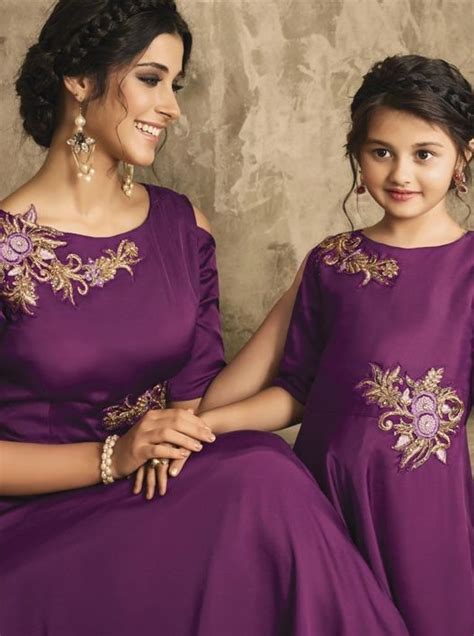 mother and daughter matching dresses indian simple craft ideas