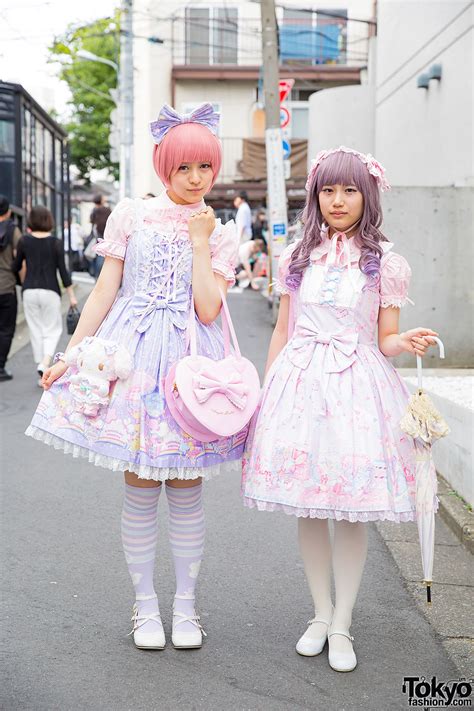 Sweet Lolitas In Pastel Angelic Pretty W Heart Bags My Melody And Honey