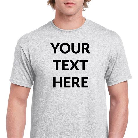 Add Your Own Text Logo Design Custom T Shirt Custom Etsy Custom