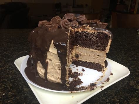 Homemade Chocolate Peanut Butter Cup Cheesecake Rfood