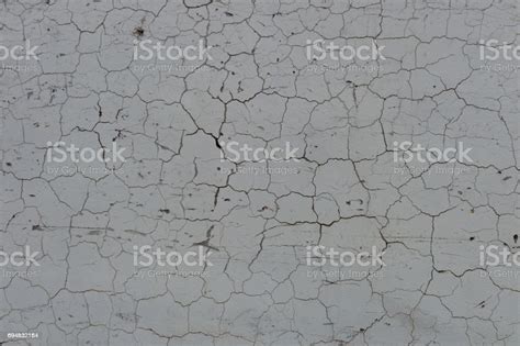 Cracked Old Gray Cement Concrete Stone Wall Vintage Dirty Texture
