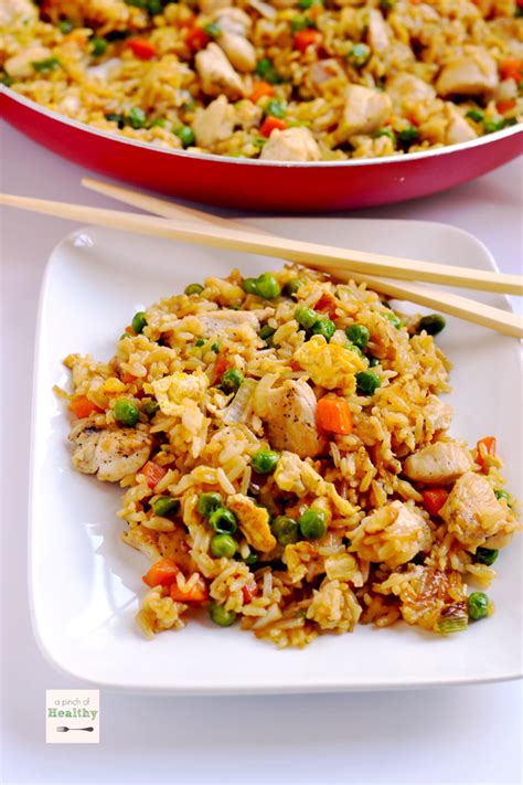 Chicken Fried Rice {better than take-out!} - A Pinch of ...