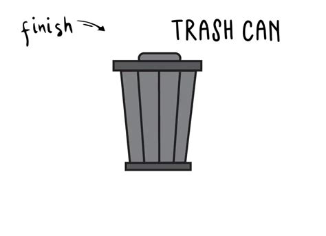 How To Draw A Garbage Can Stephlateralus
