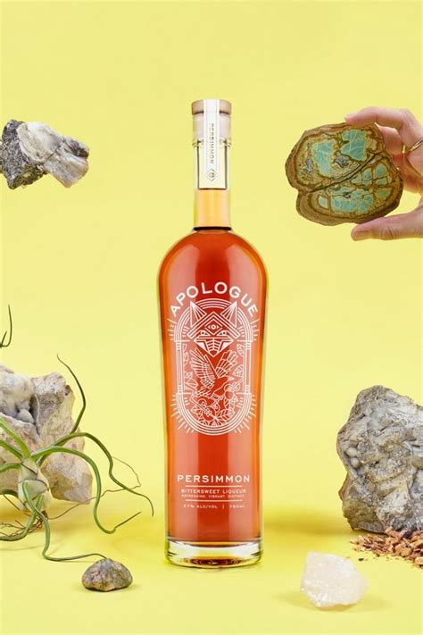 Refreshing Bittersweet Liqueur Apologue Persimmon Liqueur Made With All Natural Ingredients