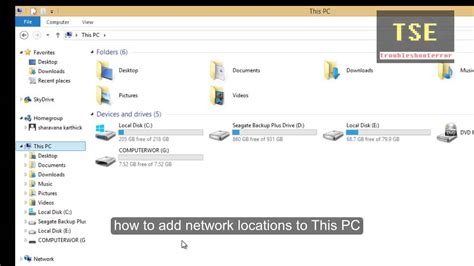 Formatting an sd card in windows is an easier way. How to add a shared folder to network locations of This PC ...